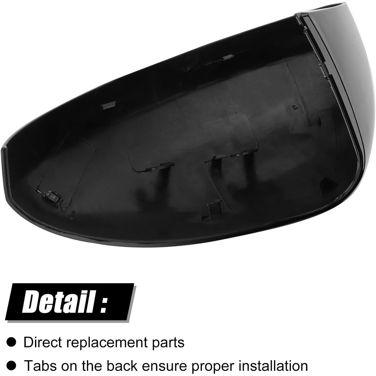 Covelta Mirror Cover Caps Replace for 2019-2025 Nissan Altima（Black）