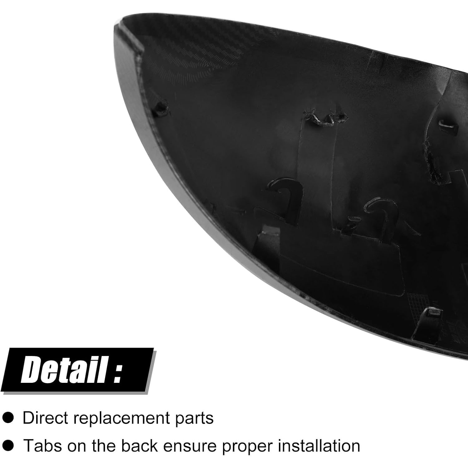 Covelta Mirror Cover Caps Replace for 2019-2025 Nissan Altima（Carbon Fiber）