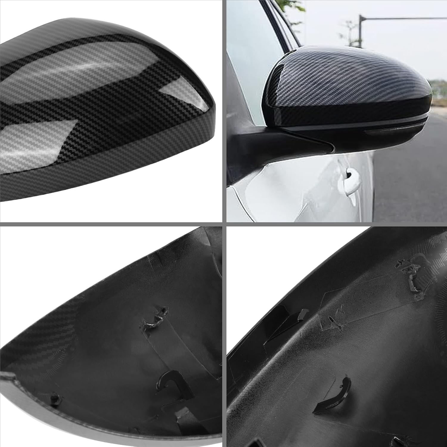 Covelta Mirror Cover Caps Replace for 2019-2025 Nissan Altima（Carbon Fiber）