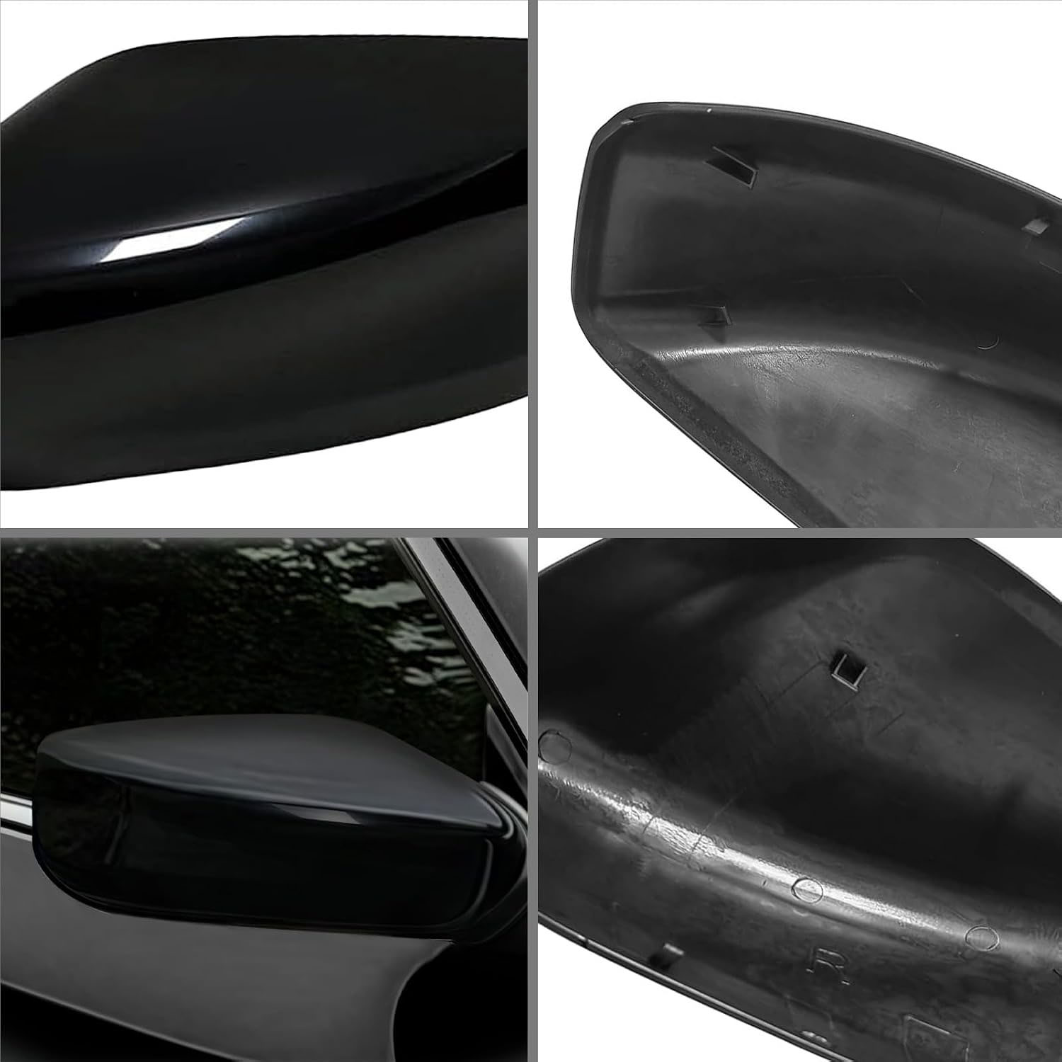 Covelta Mirror Cover Caps Replace for 2013-2018 Nissan Altima Without Turn Signal