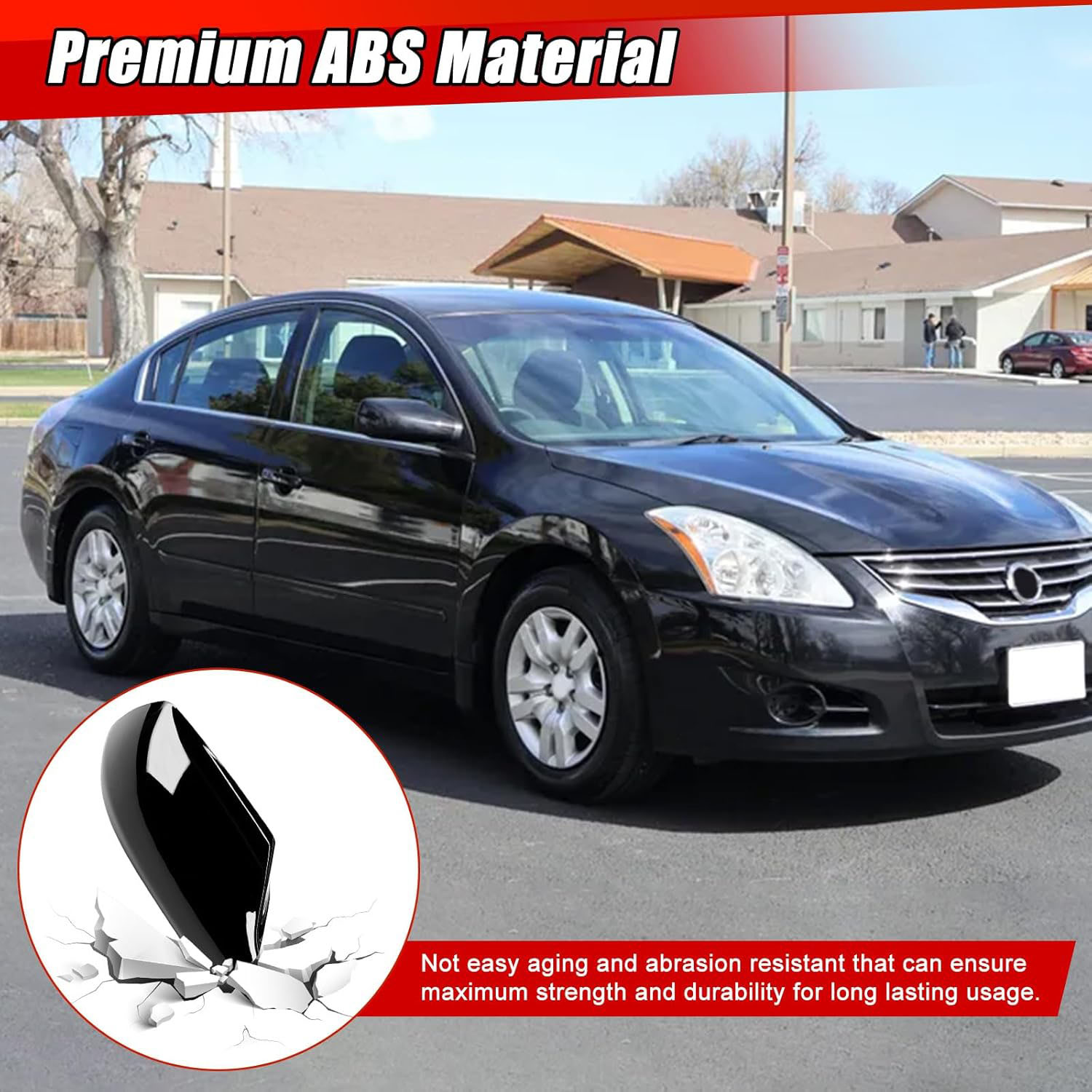 Covelta Mirror Covers Replacement for 2007-2012 Nissan Altima