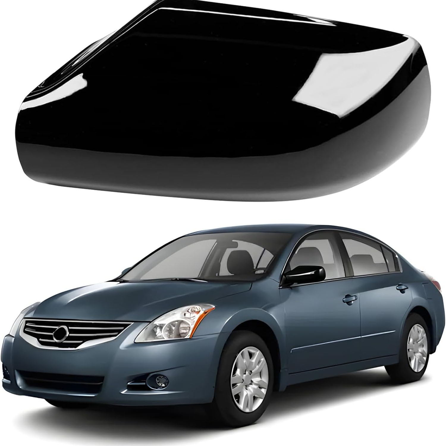 Covelta Left Mirror Cover Replacement for 2007-2012 Nissan Altima