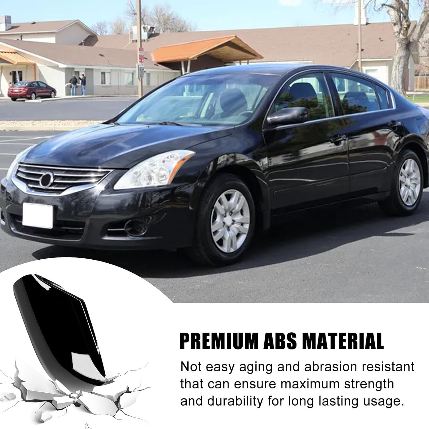 Covelta Right Mirror Cover Replacement for 2007-2012 Nissan Altima