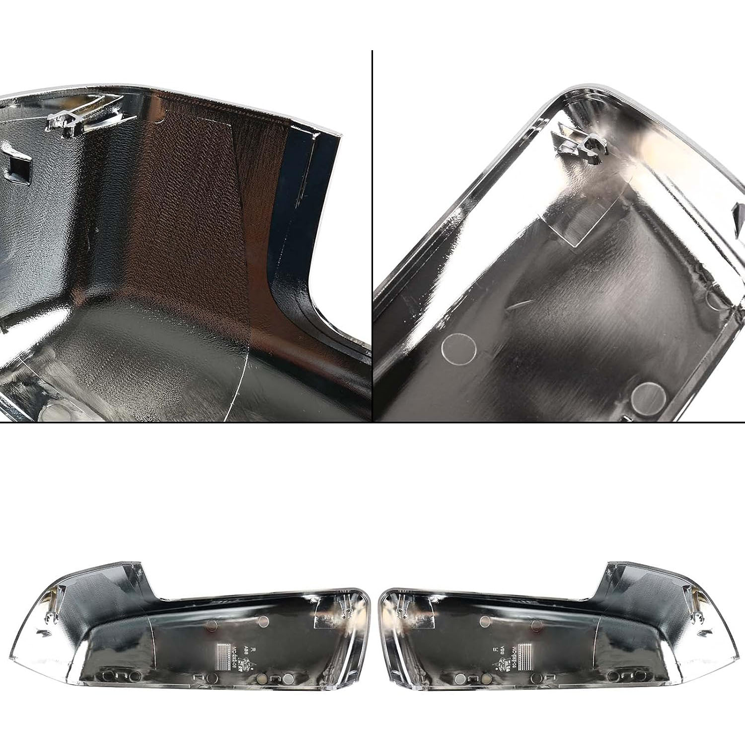 Covelta Mirror Cover Caps Replace for 2019-2025 Chevy Silverado 1500/GMC Sierra 1500(Chrome)