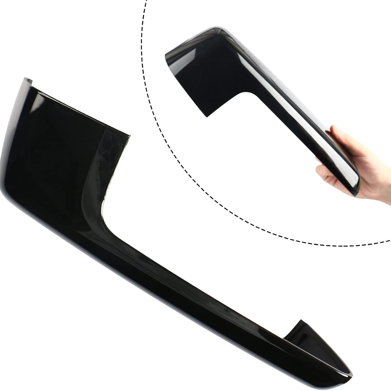 Covelta Mirror Cover Caps Replace for 2019-2025 Chevy Silverado 1500/GMC Sierra 1500(Black)