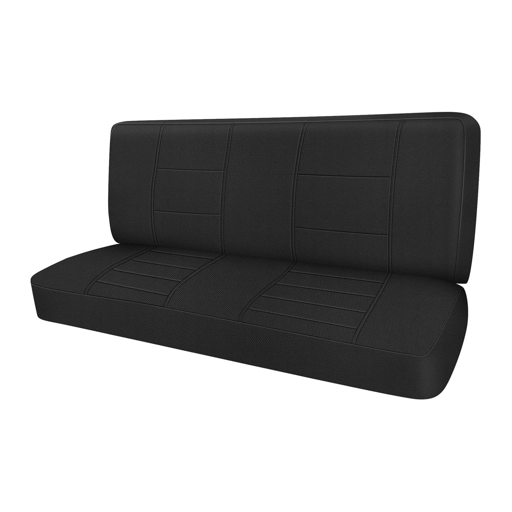 Covelta Front Bench Seat Cover for 1961–1987 Chevy C/K 10 C/K 20(Black)