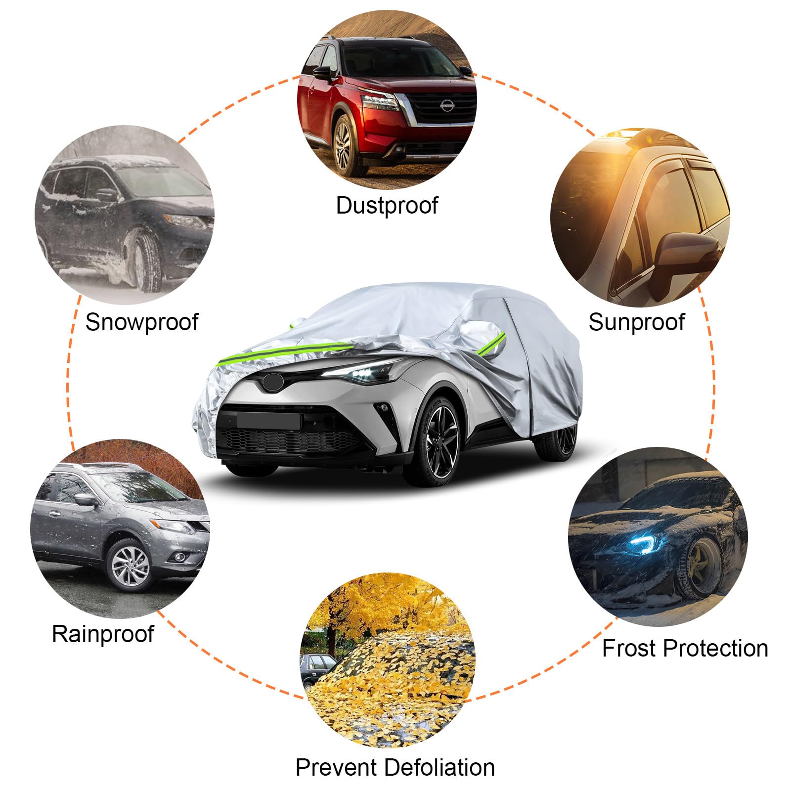 Covelta Full Car Cover for 2018–2024 Toyota C-HR