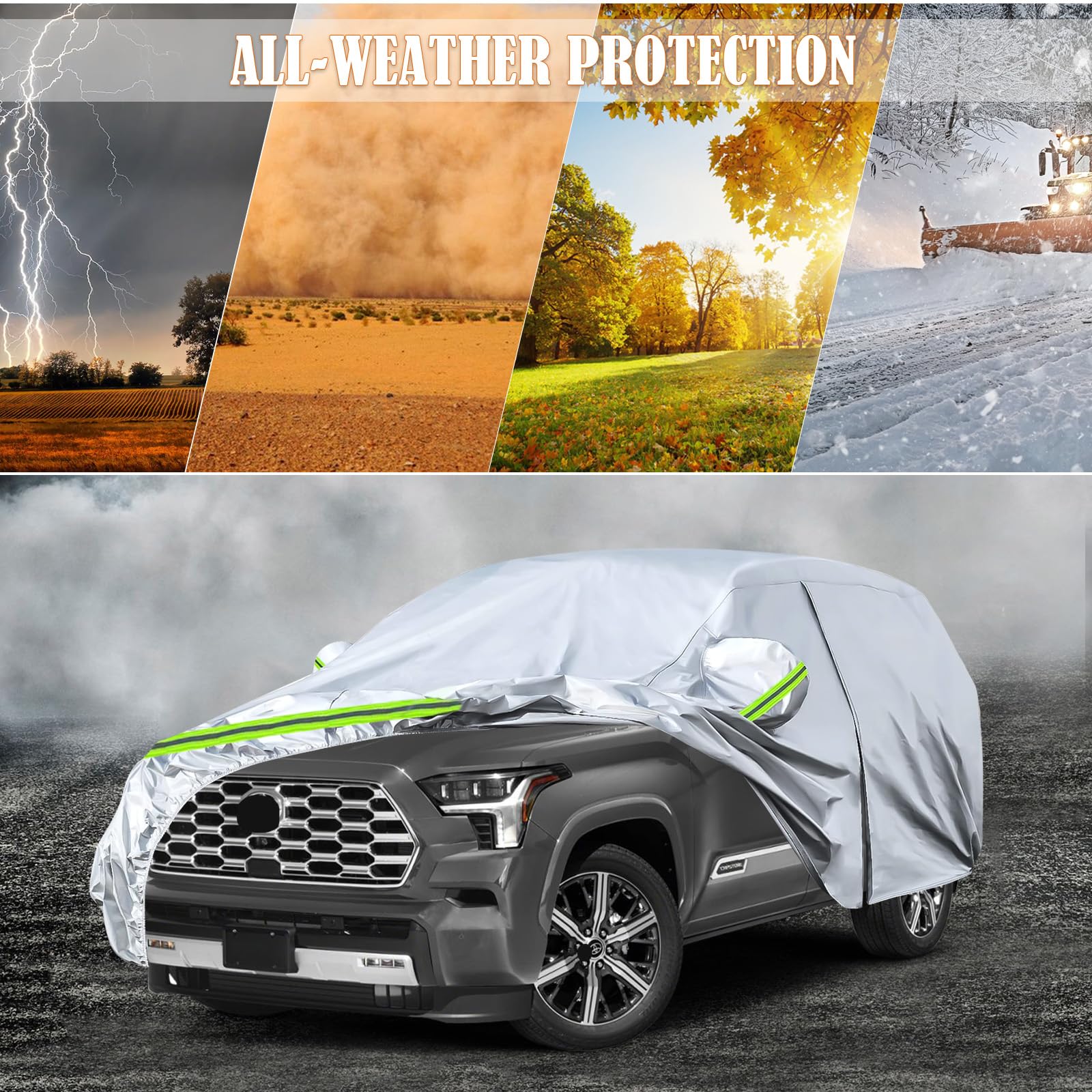 Covelta Full Car Cover for 2001–2026 Toyota Sequoia