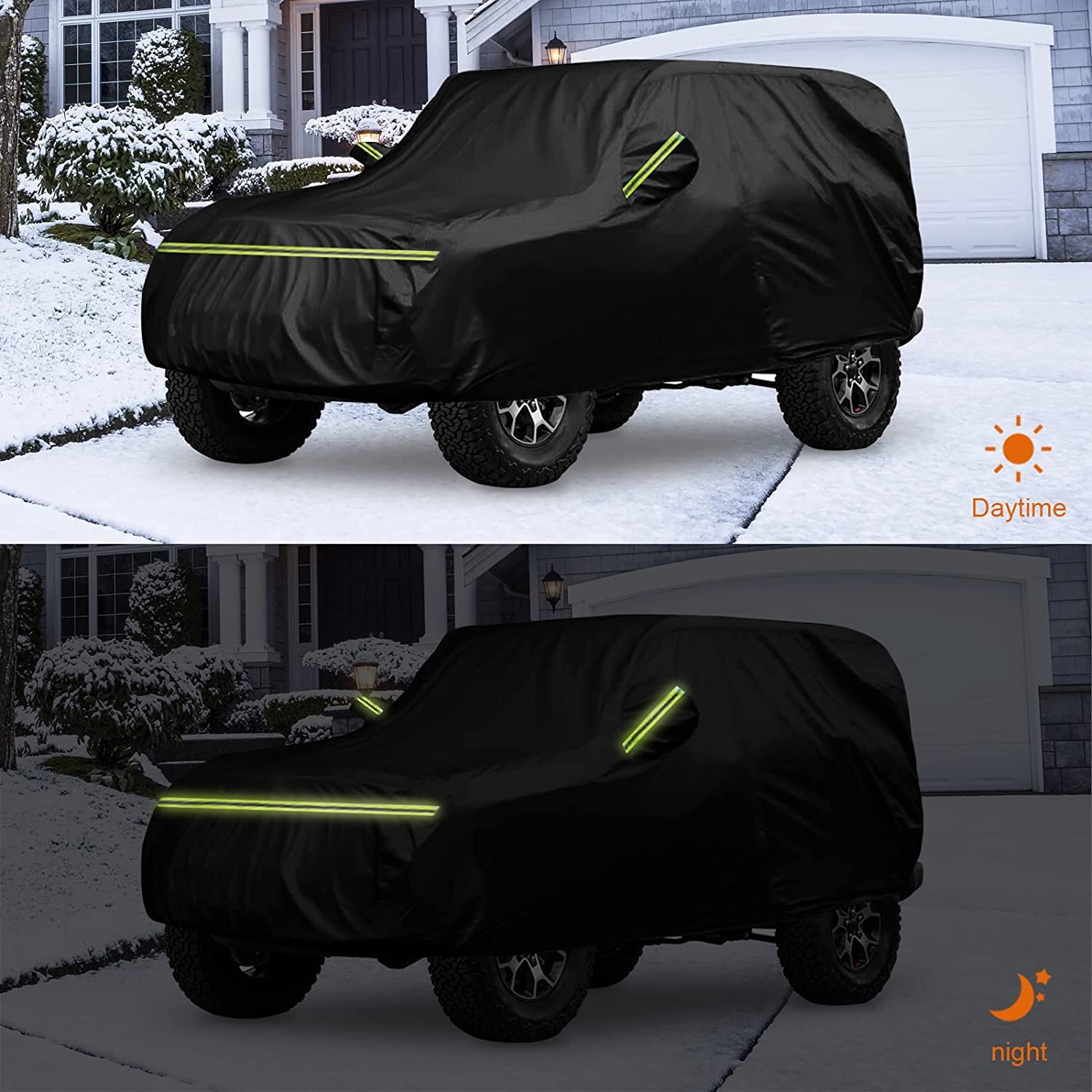 Covelta Full Car Cover for 2007–2022 Jeep Wrangler 4 Door JK JL
