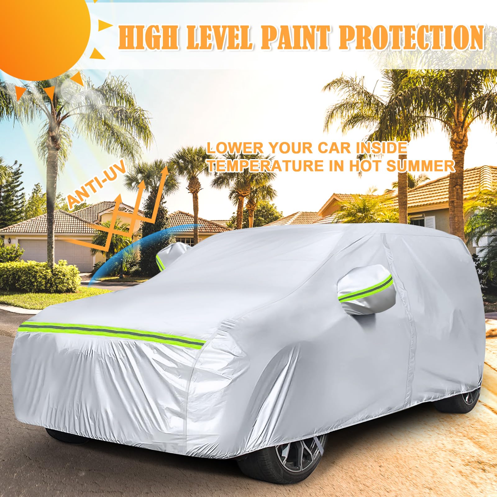 Covelta Full Car Cover for 2001–2026 Toyota Sequoia