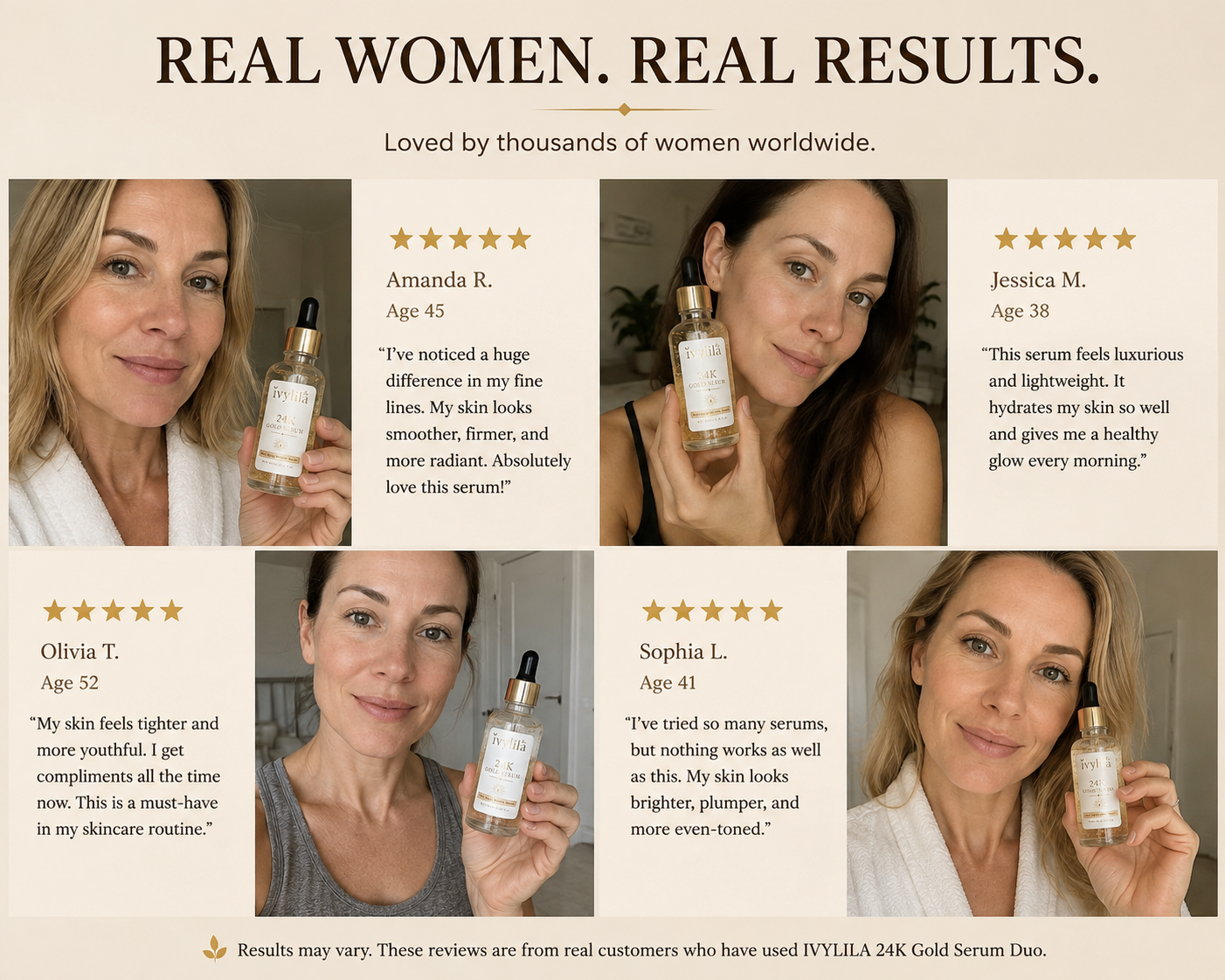 IvyLia™ 24K Gold Day & Night Serum Duo