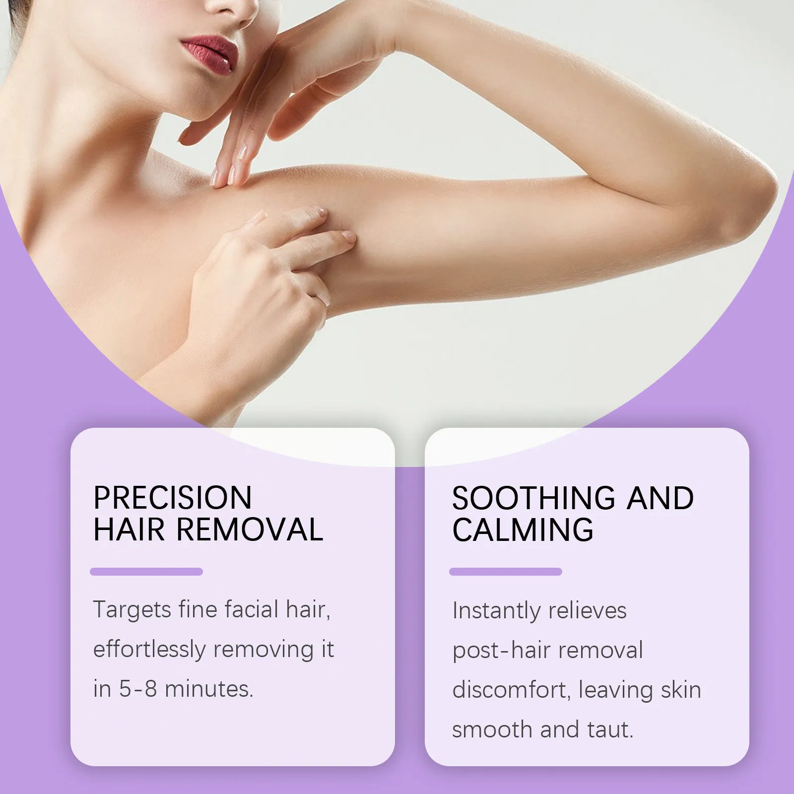 Bikini Pain-Free Hair Removal Cream for Sensitive Skin,Gentle Citrus Sensitive Skin Hair Removal Cream&Spray