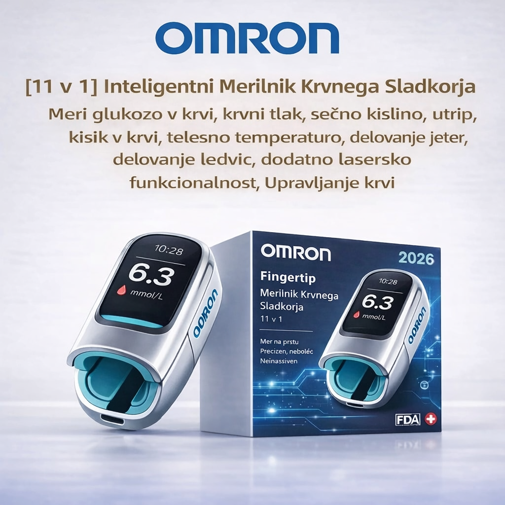 🔥 Nič več igel in bolečin! | Omron™ neinvazivni merilnik glukoze v krvi – enostavno in natančno spremljanje krvnega sladkorja, kjer koli že ste 🔥