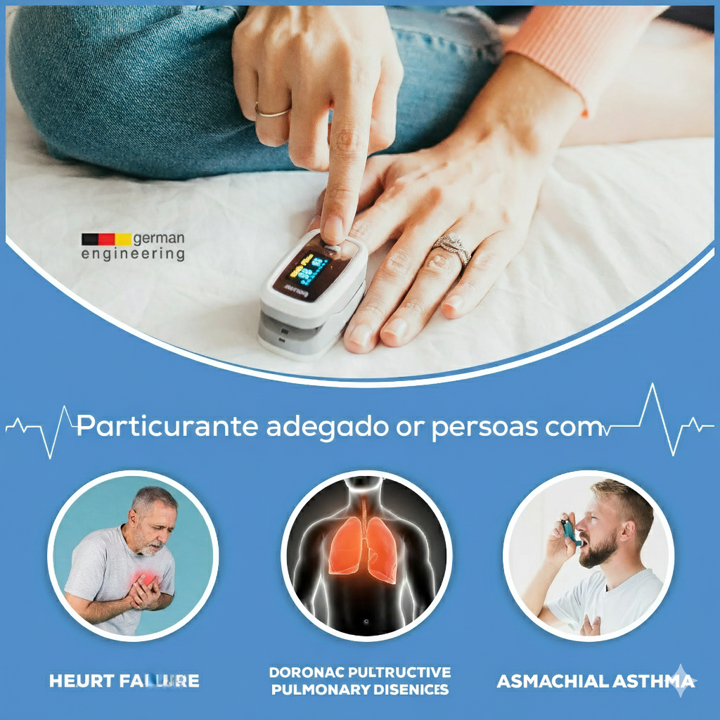 Medidor de glicemia digital de dedo Omron PO30, sem agulha, inclui 2 pilhas de 1,5 V, 1 por caixa.