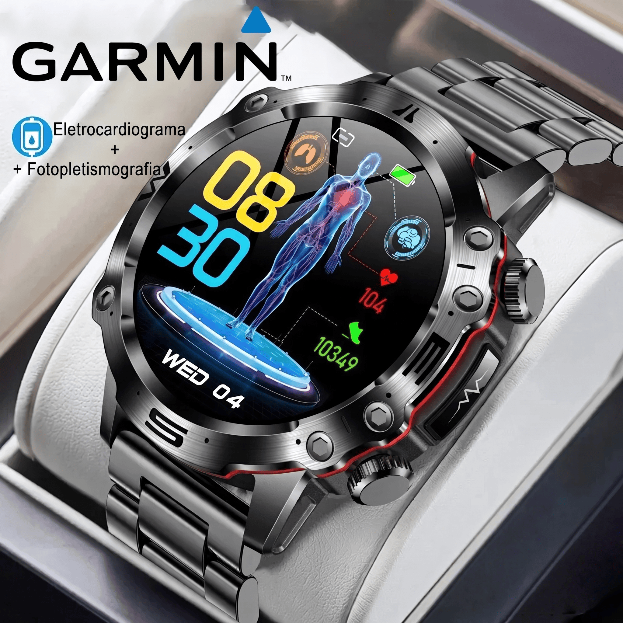 💫 Smartwatch GARMIN com IA (2026) – Seja em casa, no trabalho ou em viagem, sempre ao seu lado ⏱️