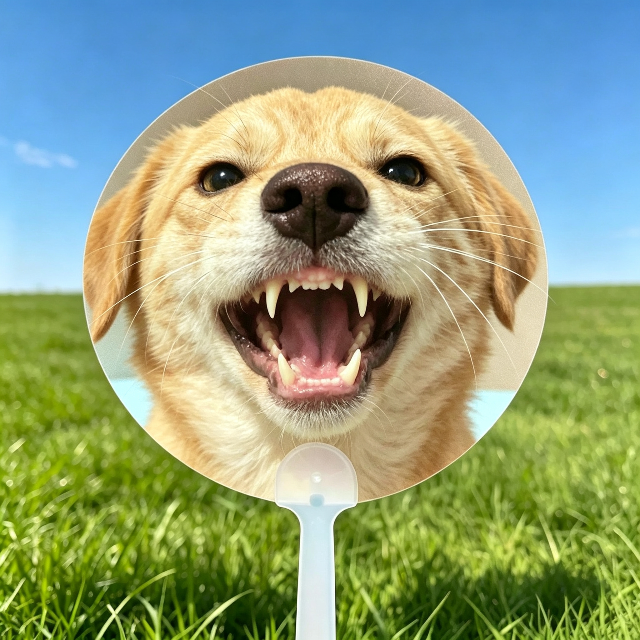Custom Personalized Pet  Fan