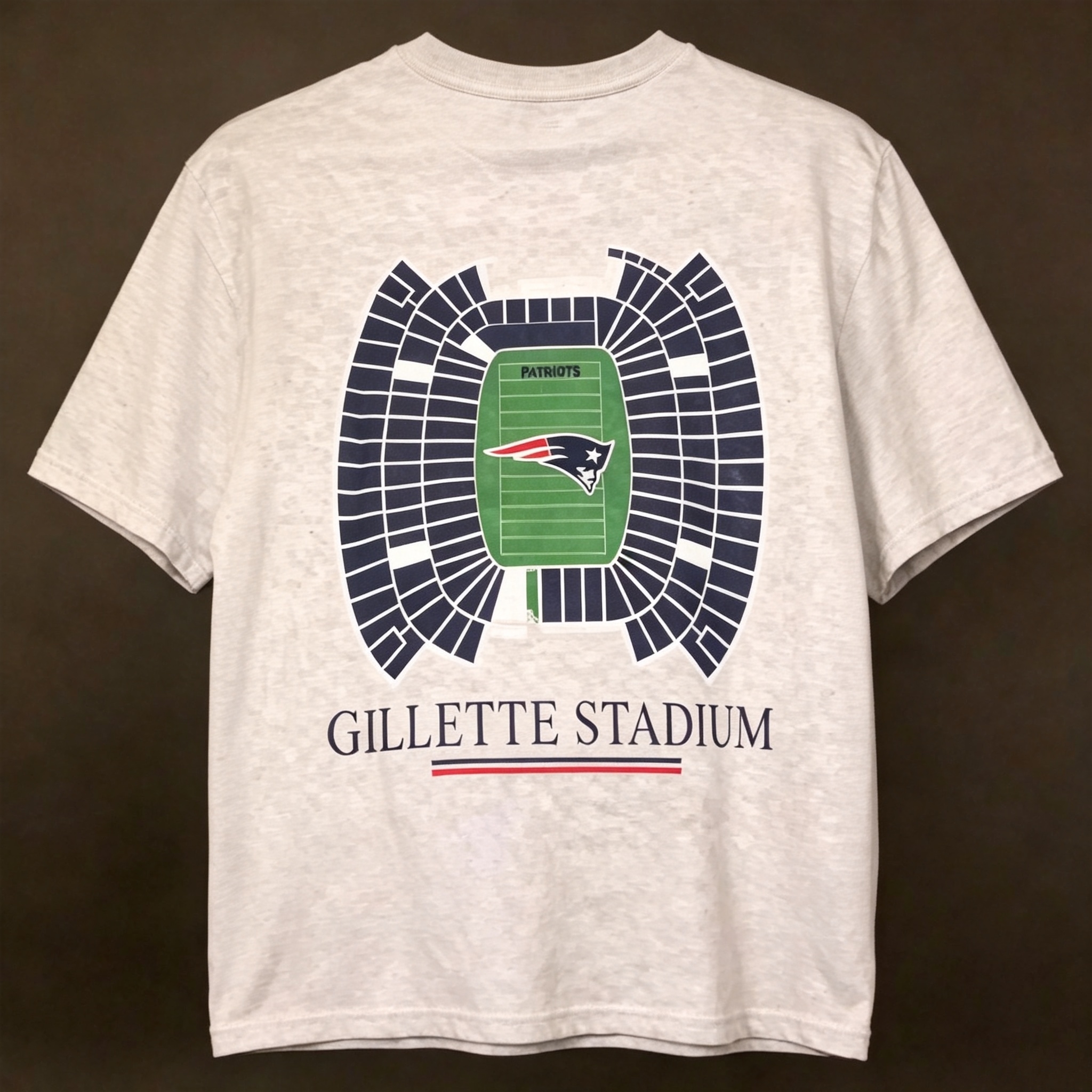 New England Vintage Football Crewneck Sweatshirt, Team Spirit Graphic Pullover