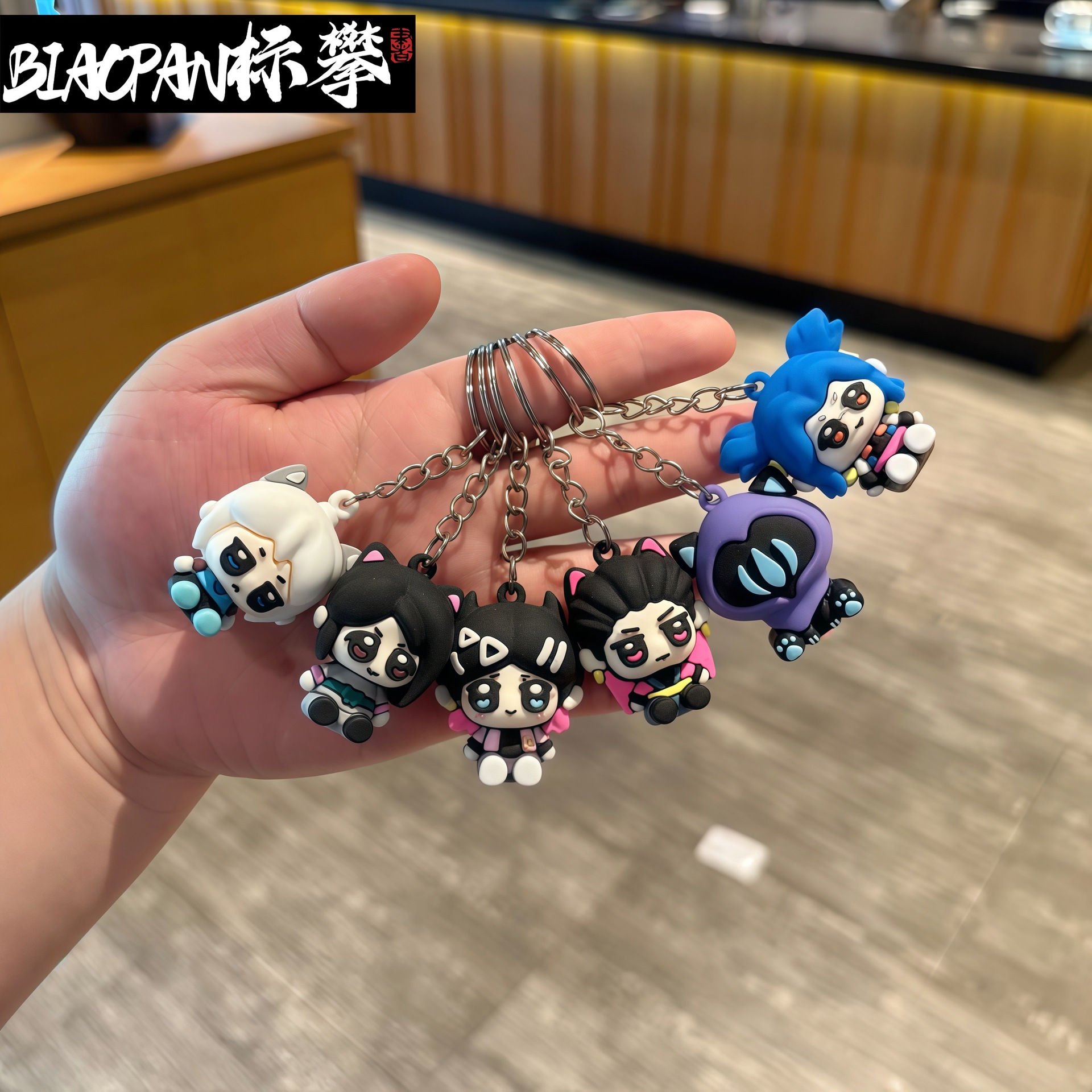 New cute Valorant Q-version keychain, backpack pendant, plush toy, blind box, promotional small gifts wholesale