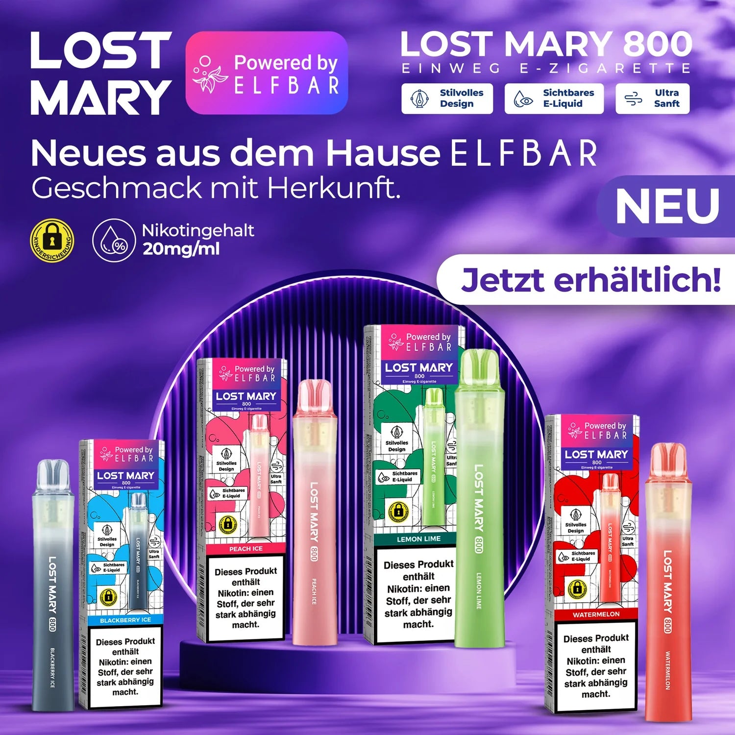 LOST MARY 800 product details