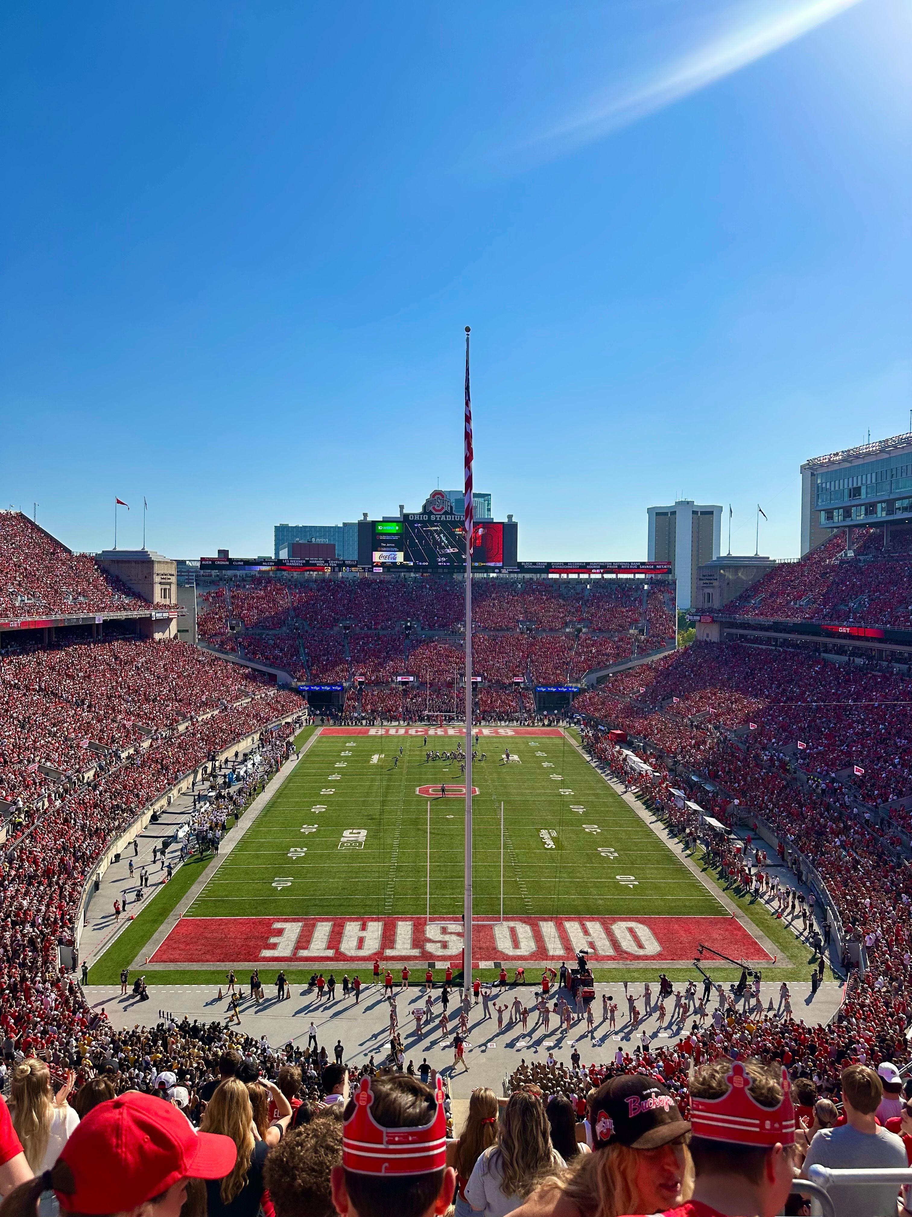 Packed college football stadium at Ohio State on game day ahead of the 2026 season