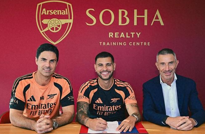 Bruno Guimarães Arsenal No 39 jersey debut