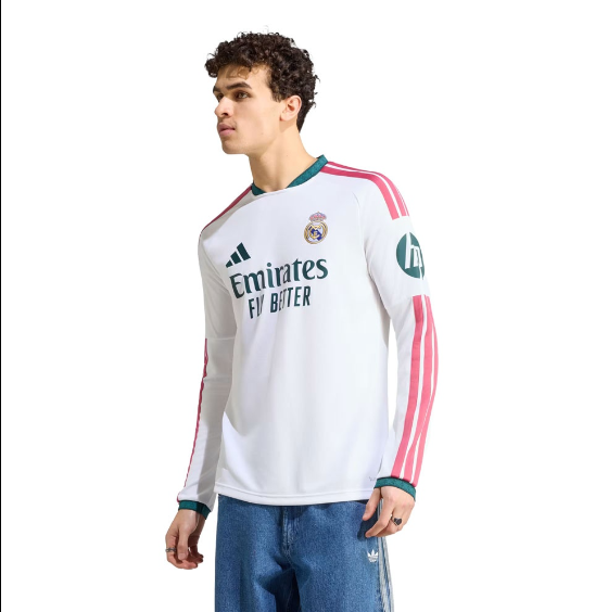 2026-2027 Long Sleeve Real Madrid Home Supporter Shirt