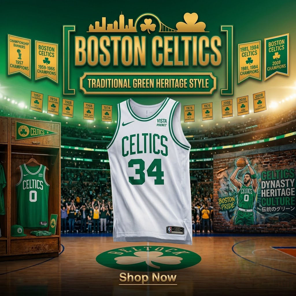 Boston Celtics Basketball Apparel