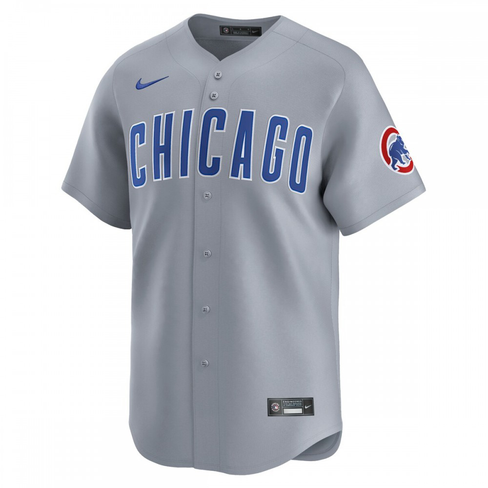 Chicago Cubs Nike Road Limited Jersey Gray
