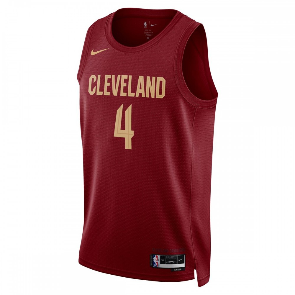 Evan Mobley Cleveland Cavaliers 2022/23S wingman Jersey Wine-Icon Edition