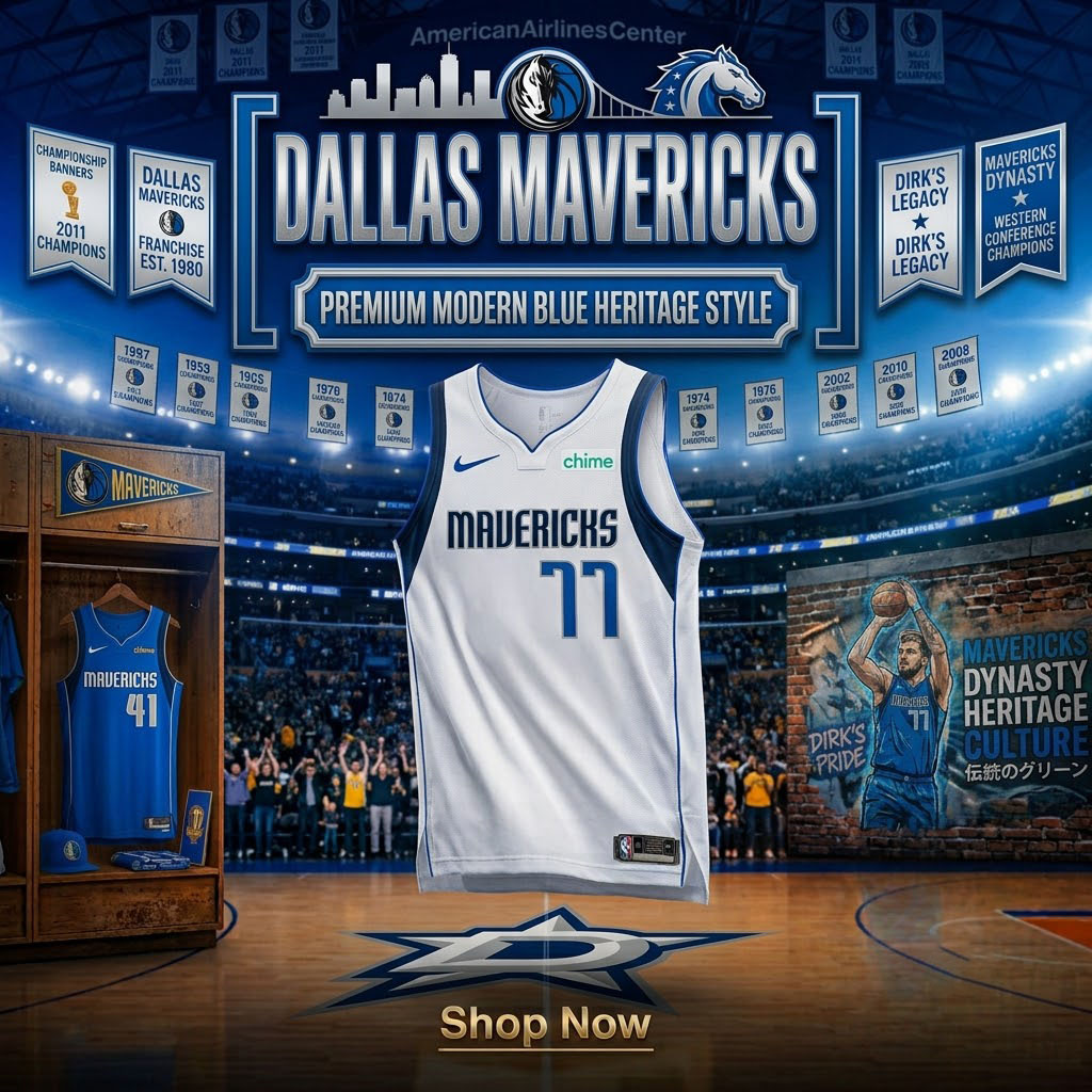 Dallas Mavericks Basketball Apparel
