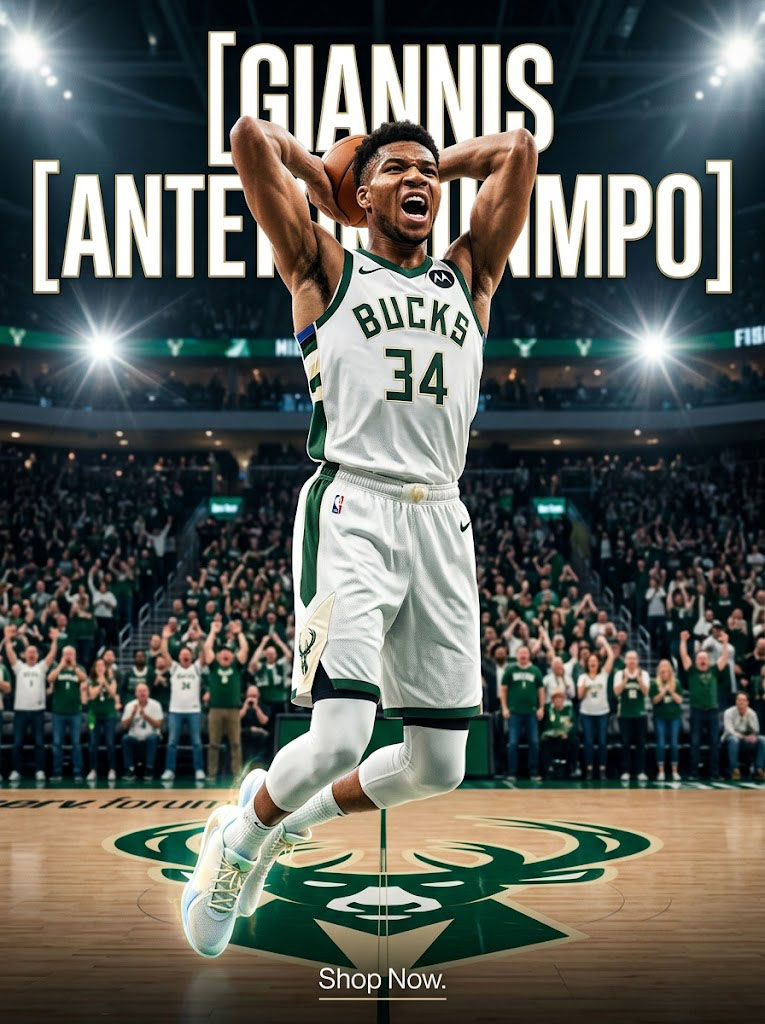 Giannis Antetokounmpo Basketball Shirt