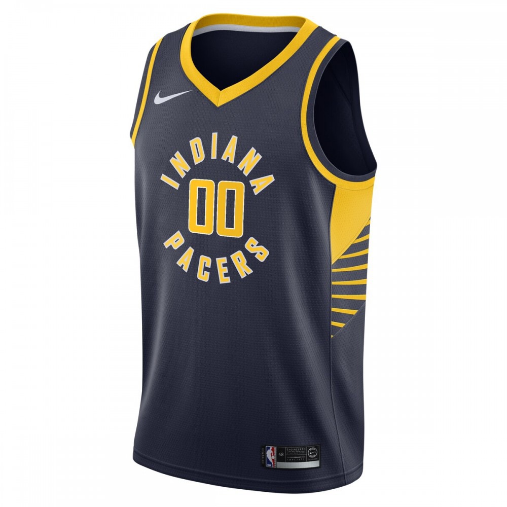 Indiana Pacers 2020/21 Swingman Custom Jersey-Icon Edition-Navy