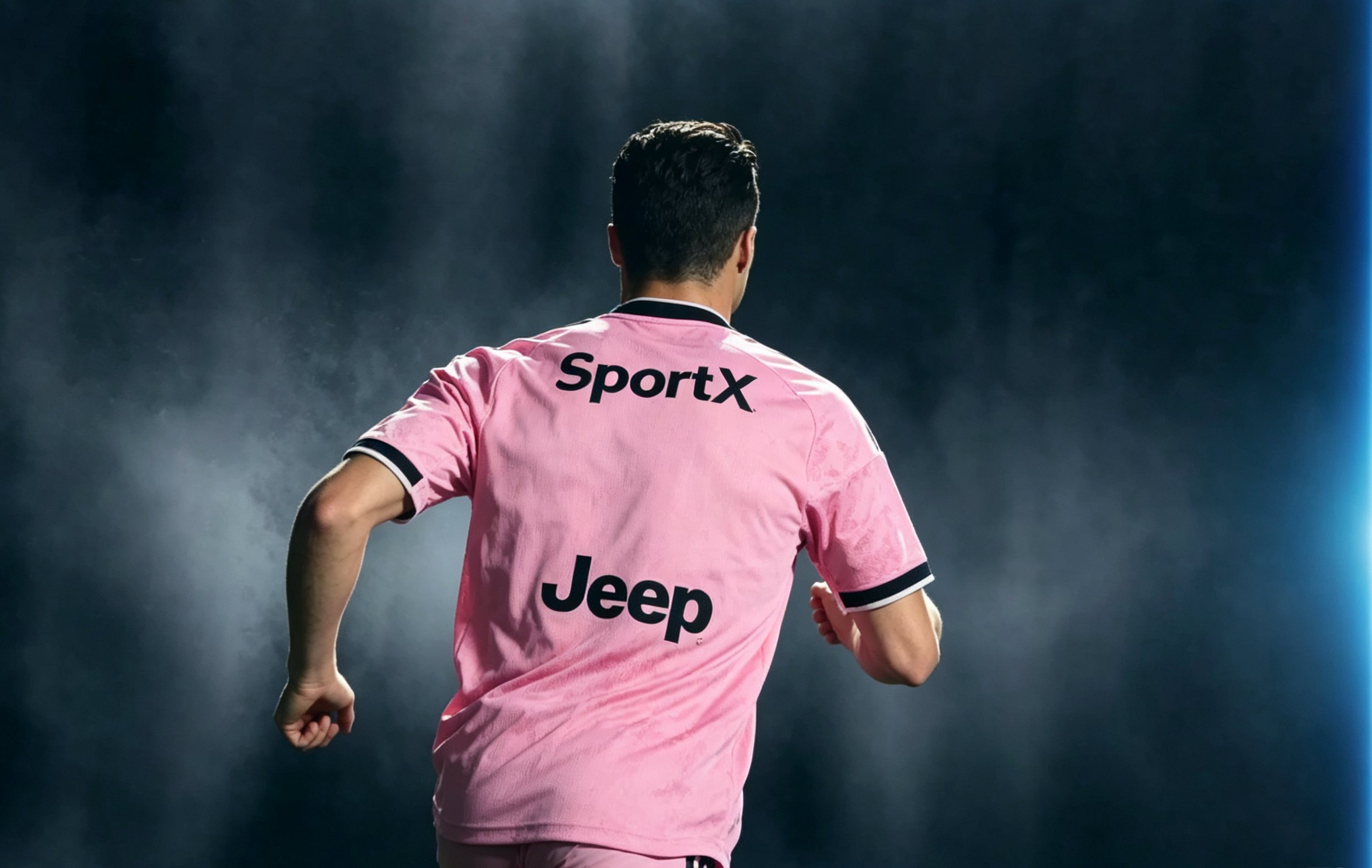 Juventus soft pink pastel away shirt retro Blokecore style