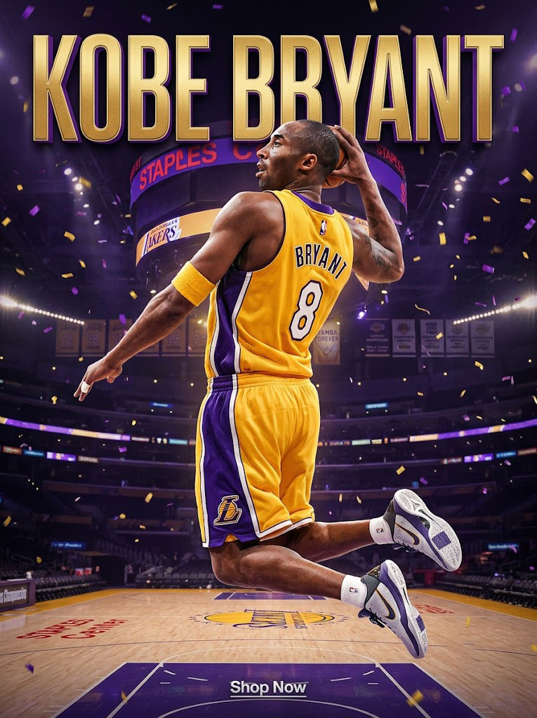 Kobe Bryant Basketball Shirt