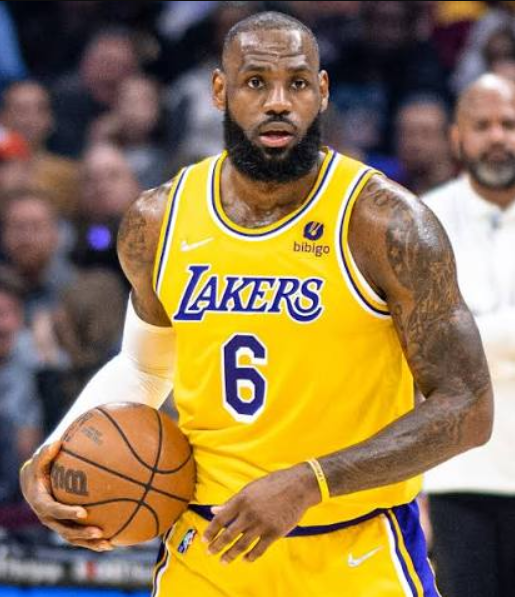 LeBron James Los Angeles Lakers Gold Basketball Jersey #6 #23