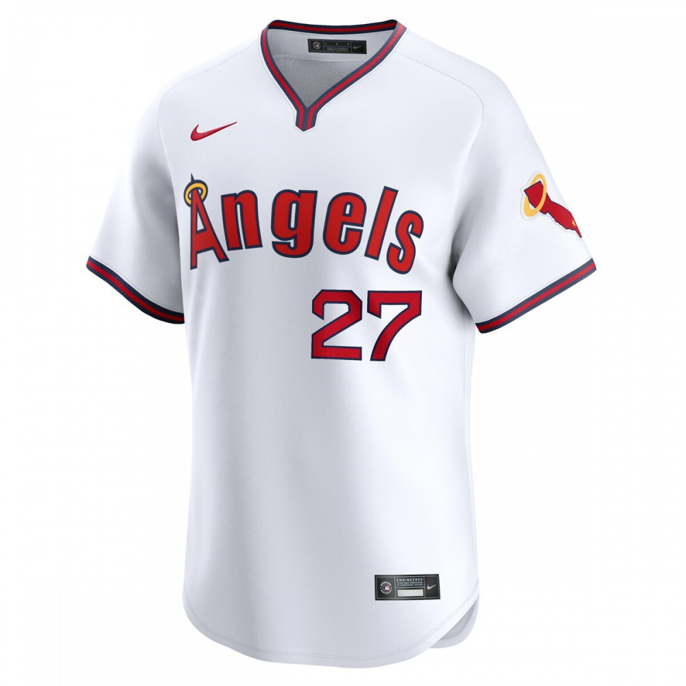 Mike Trout Los Angeles Angels Nike Alternate Limited Player Jersey White