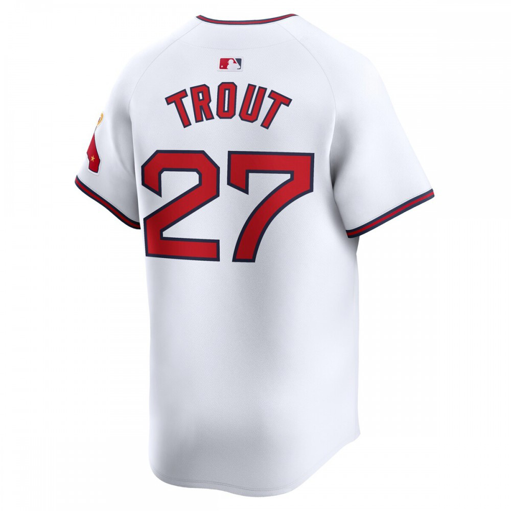 Mike Trout Los Angeles Angels Nike Alternate Limited Player Jersey White