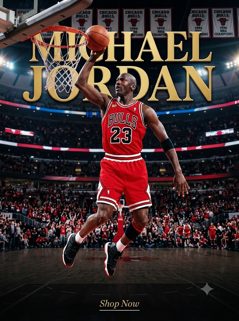 Michael Jordan Basketball Shirt
