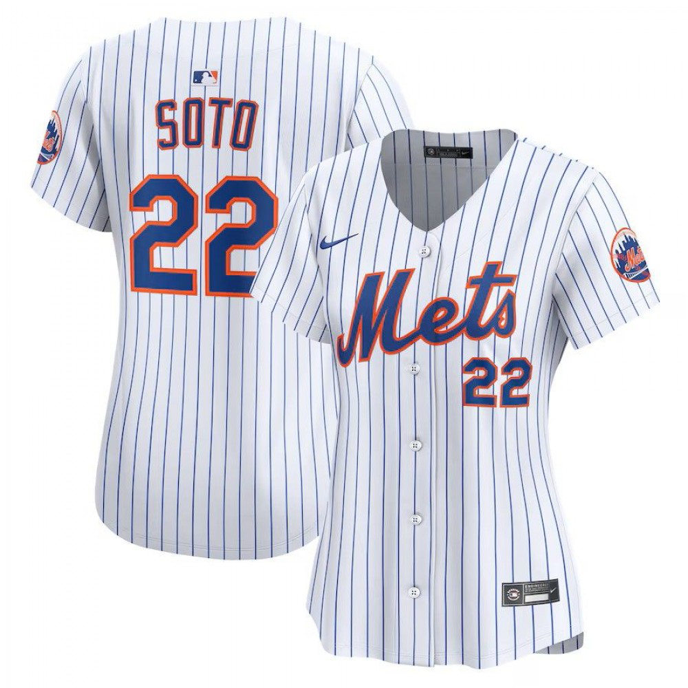 Juan Soto New York Mets Women's  Home Limited Player Jersey White