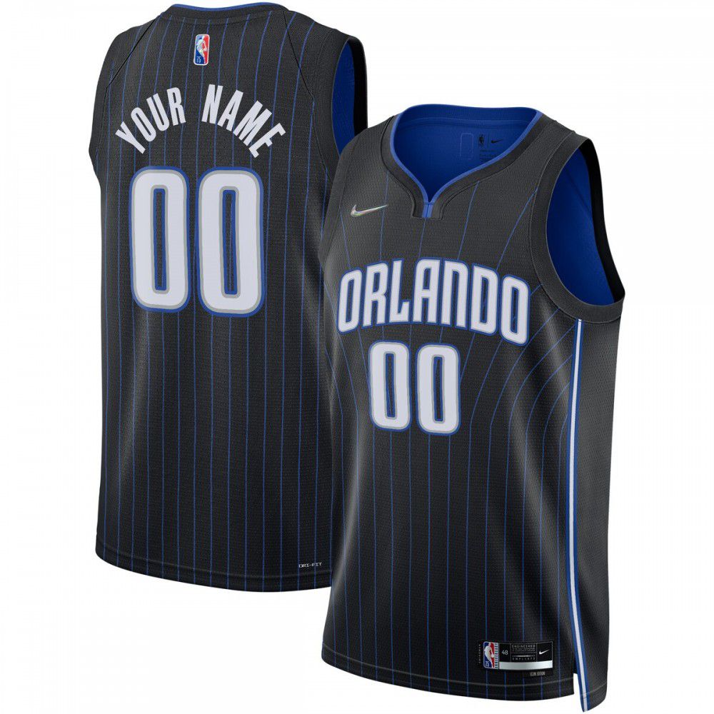 Orlando Magic 2021/22 Diamond Swingman Custom Jersey-Icon Edition-Black