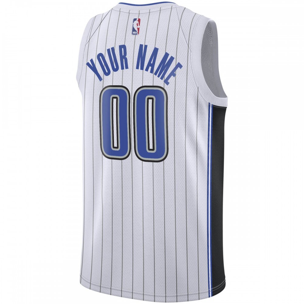 Orlando Magic Custom Swingman Jersey White-Association Edition