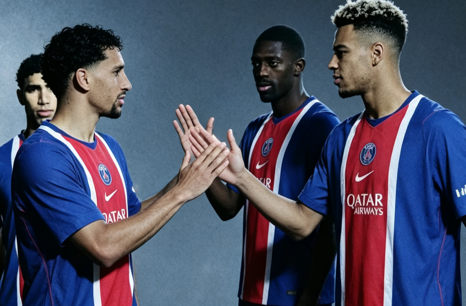 PSG home soccer jersey 2026/27 with classic Hechter stripe