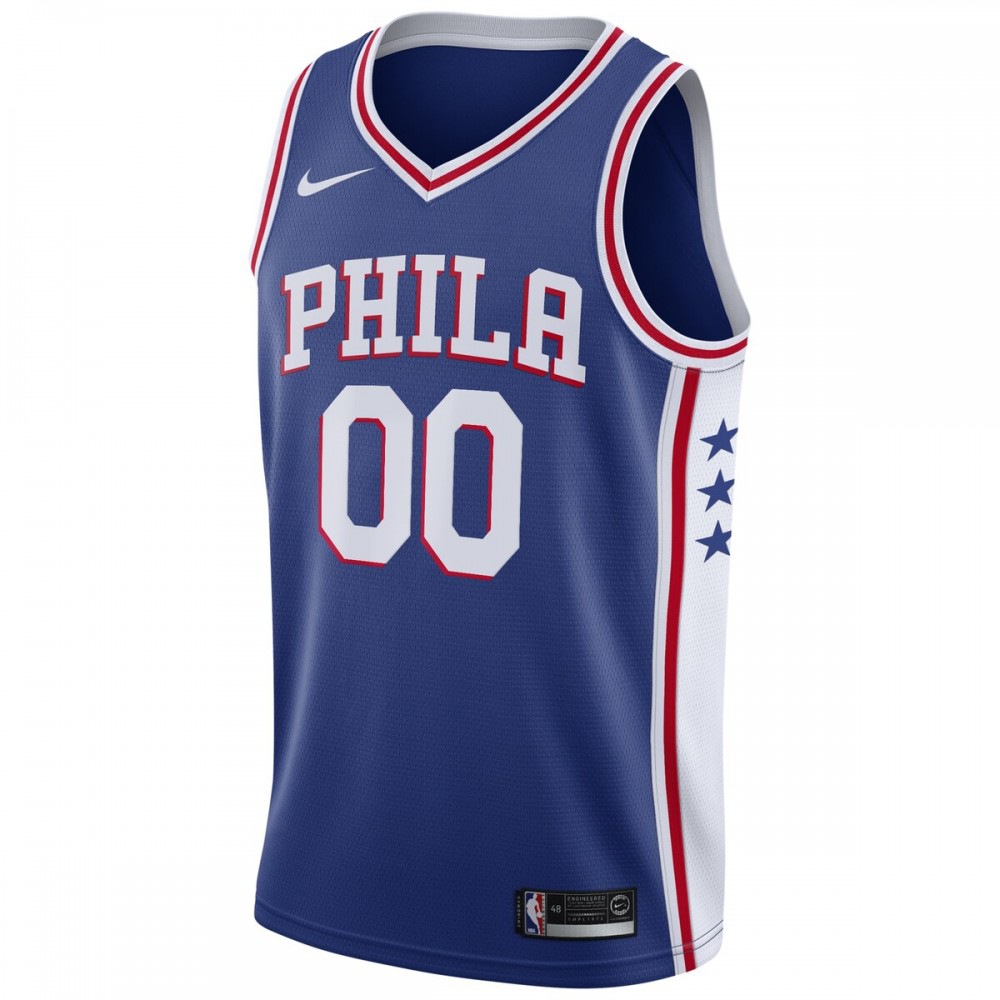 Philadelphia 76ers Swingman Custom Jersey Blue-IconEdition