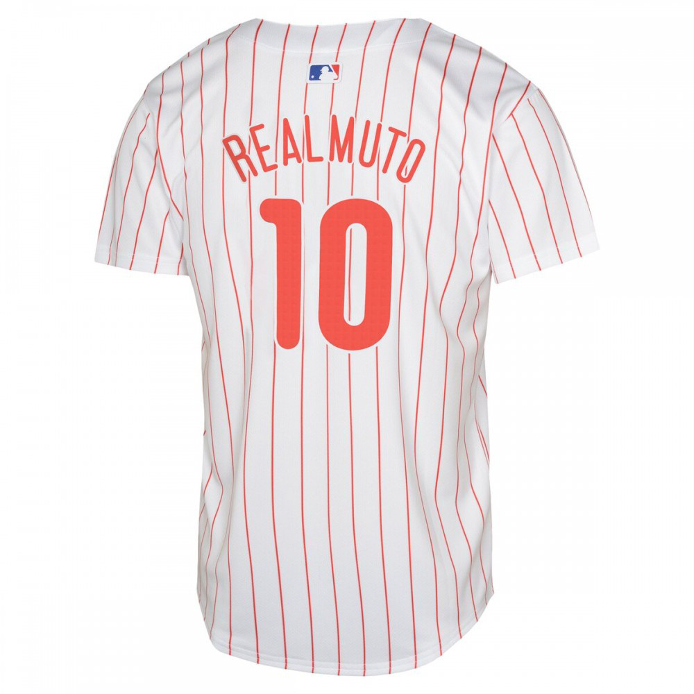 J.T. Realmuto Philadelphia Phillies  Youth Home Limited Jersey White