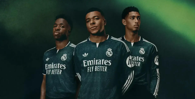 Real Madrid Aurora Ivy Green away jersey 2026/27 edition