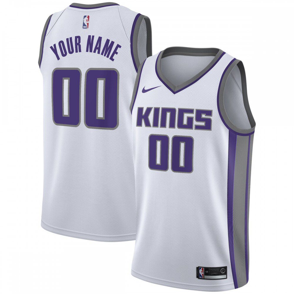 Sacramento Kings 2020/21 Swingman Custom Jersey-AssociationEdition-White