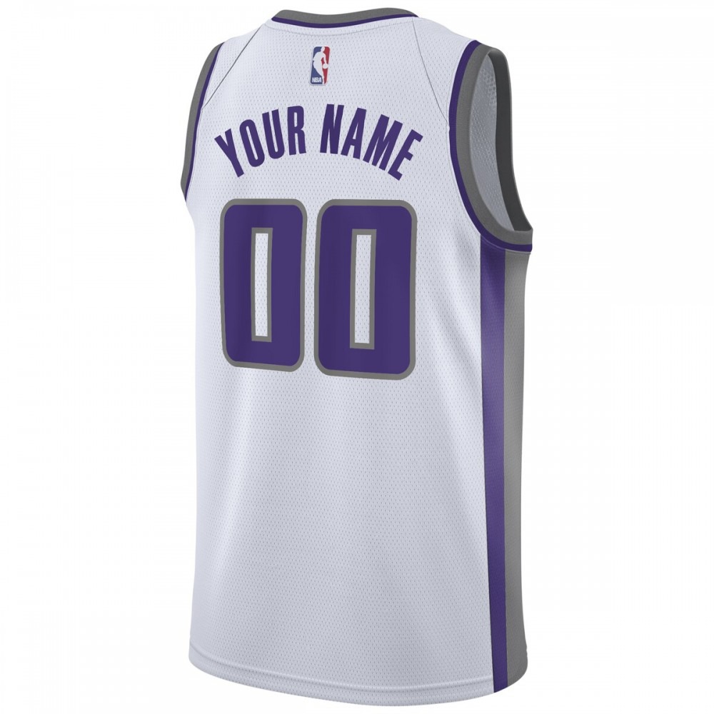 Sacramento Kings 2020/21 Swingman Custom Jersey-AssociationEdition-White