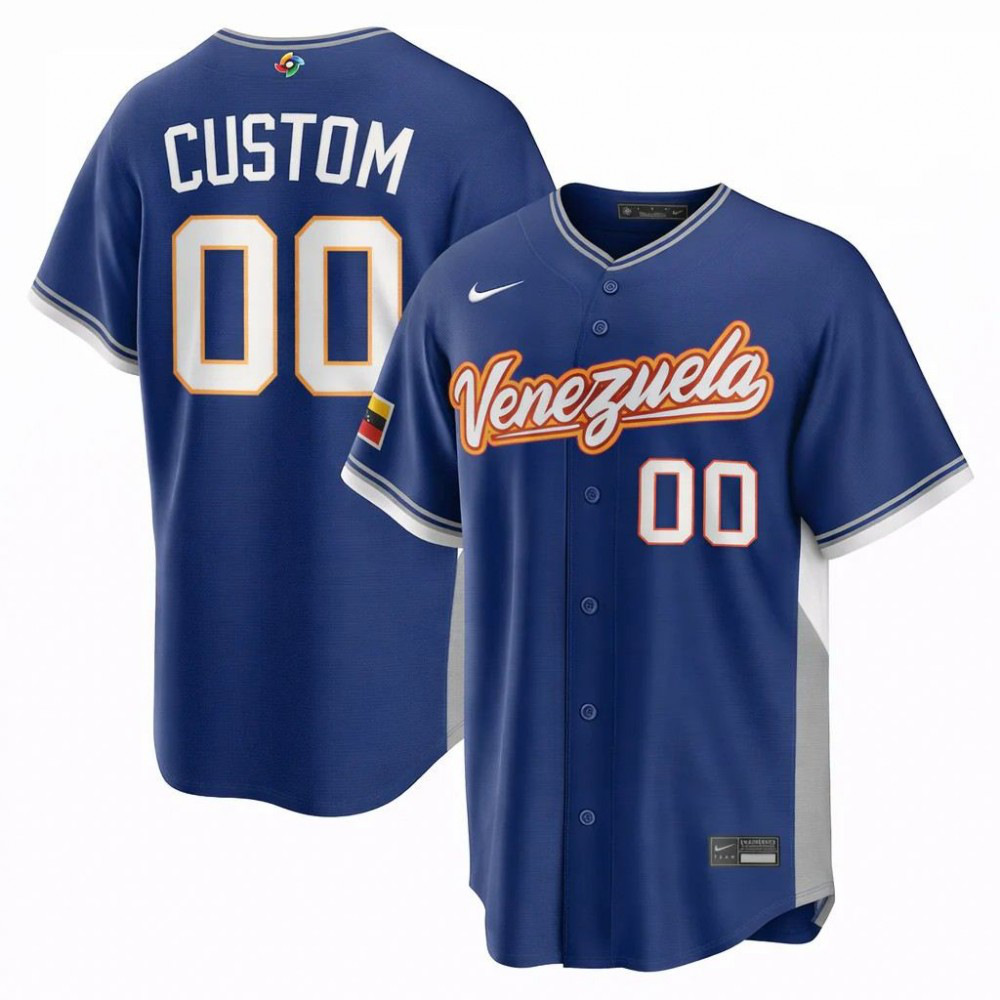 Venezuela Baseball 2026 World Baseball Classic Stadium Custom Jersey-Royal