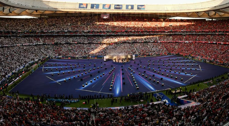 UEFA Champions League match action