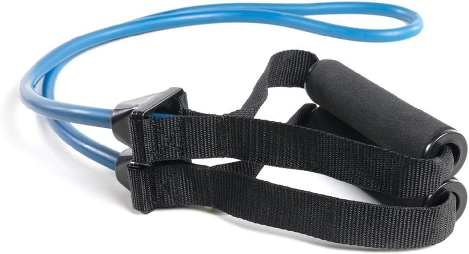 Premium Versa-Tube Plus Double Tube Resistance Bands with Handles 48" Portable Latex Exercise Tubing, 6 Resistance Levels for Strength Training, Physical Therapy, Home Gym & Travel